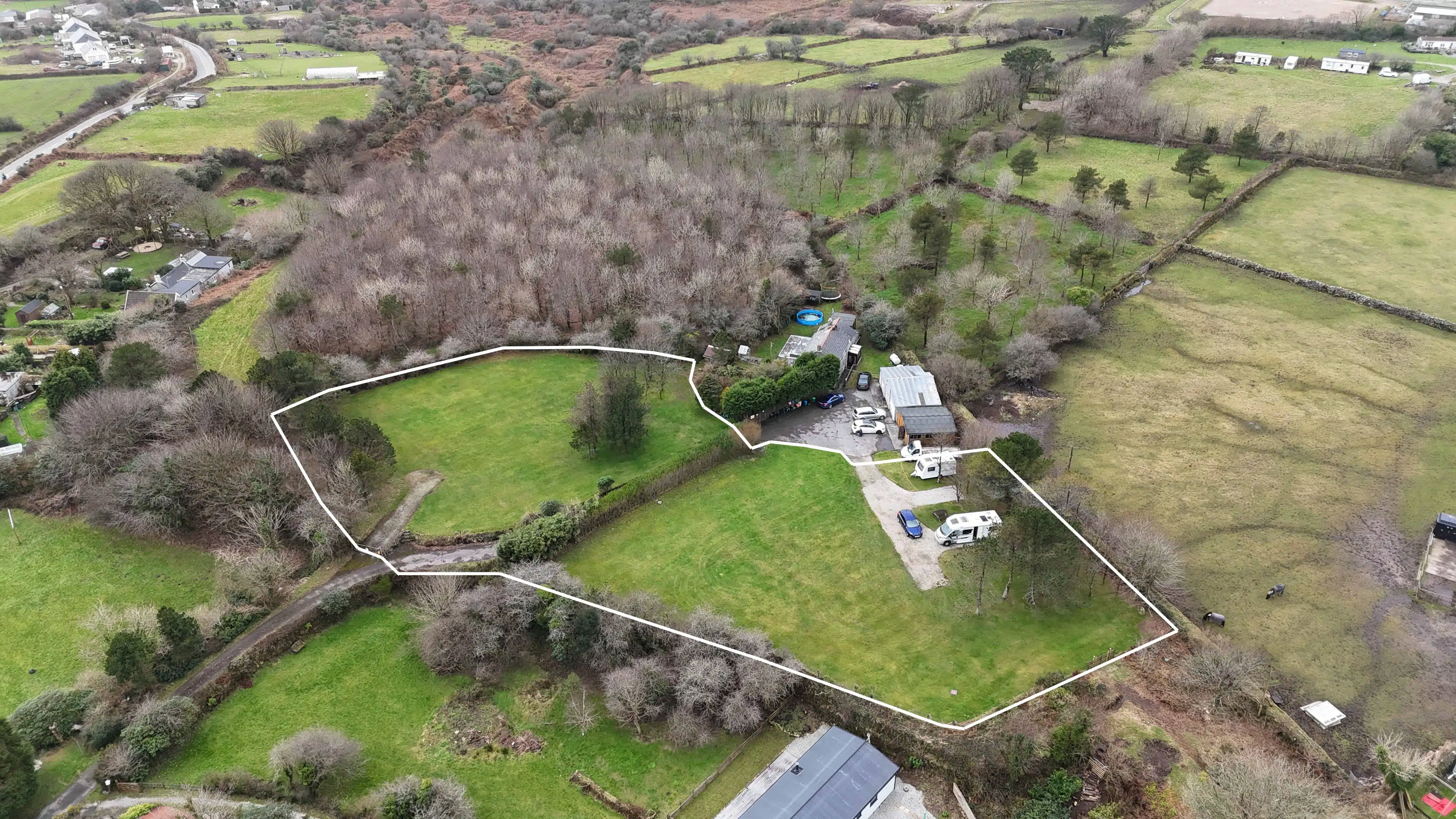 Whitemoor - Nr St Austell, Site For 5